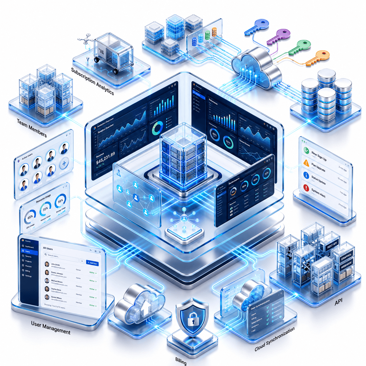 SaaS Dashboard